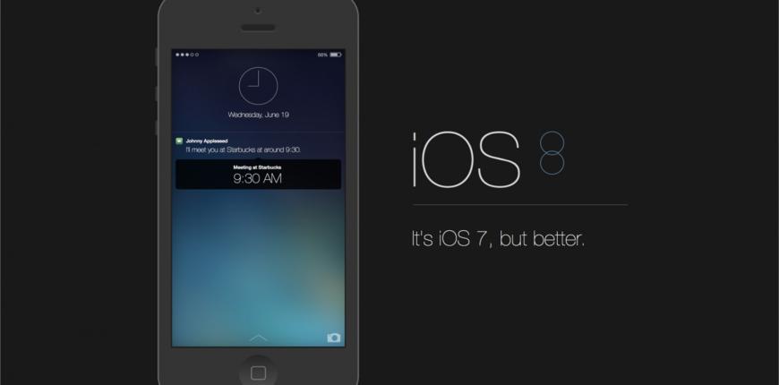 Пользователи неоднозначно восприняли iOS 8 thumb